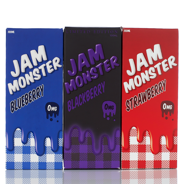 Jam Monster No Nicotine Vape Juice 100ml (Blackberry)