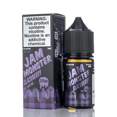 Jam Monster Salts Blackberry 30ml Best Sales Price - Salt Nic Vape Juice
