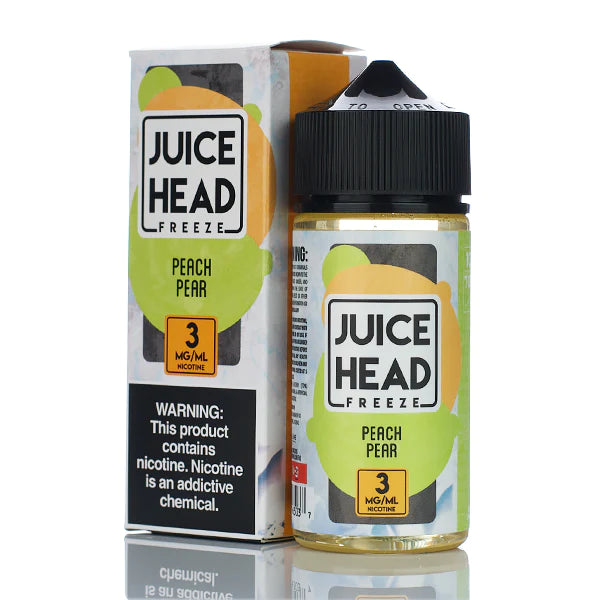 Juice Head Freeze E-Liquid No Nicotine Vape Juice 100ml (Peach Pear Freeze)