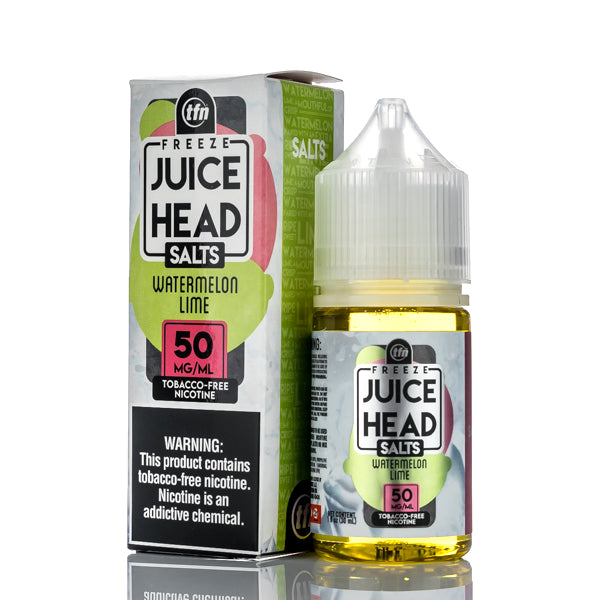Juice Head TFN Salts Watermelon Lime Freeze 30ml Best Sales Price - Salt Nic Vape Juice