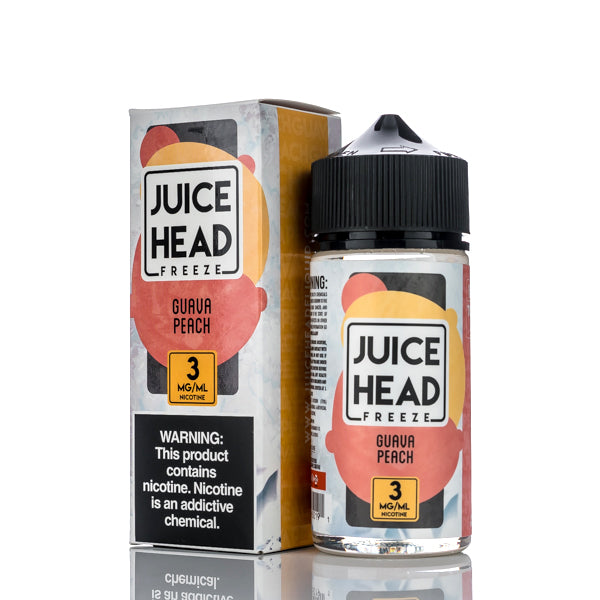 Juice Head Freeze E-Liquid Guava Peach Freeze 100ml Best Sales Price - eJuice