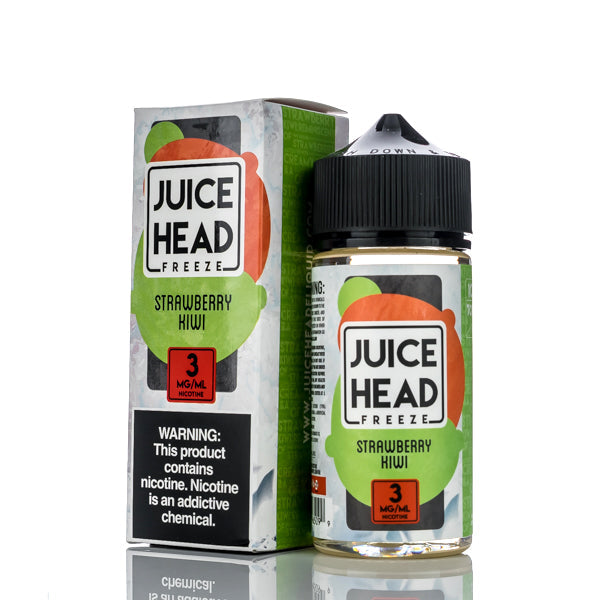 Juice Head Freeze E-Liquid Strawberry Kiwi Freeze 100ml Best Sales Price - eJuice