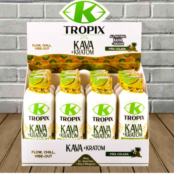 K-Tropix Kava + Kratom Extract Shot 2oz Best Sales Price - CBD