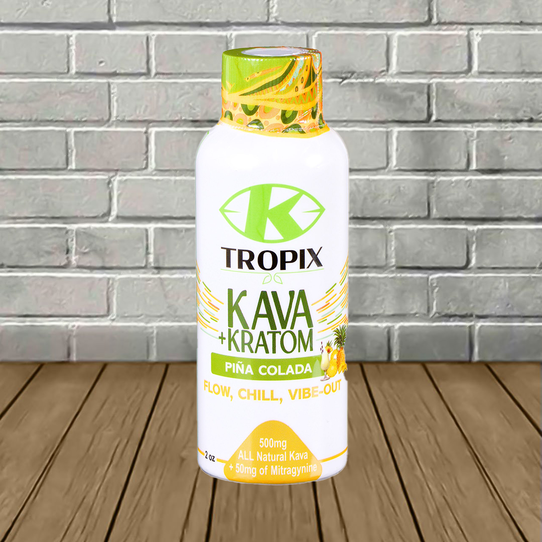 K-Tropix Kava + Kratom Extract Shot 2oz Best Sales Price - CBD