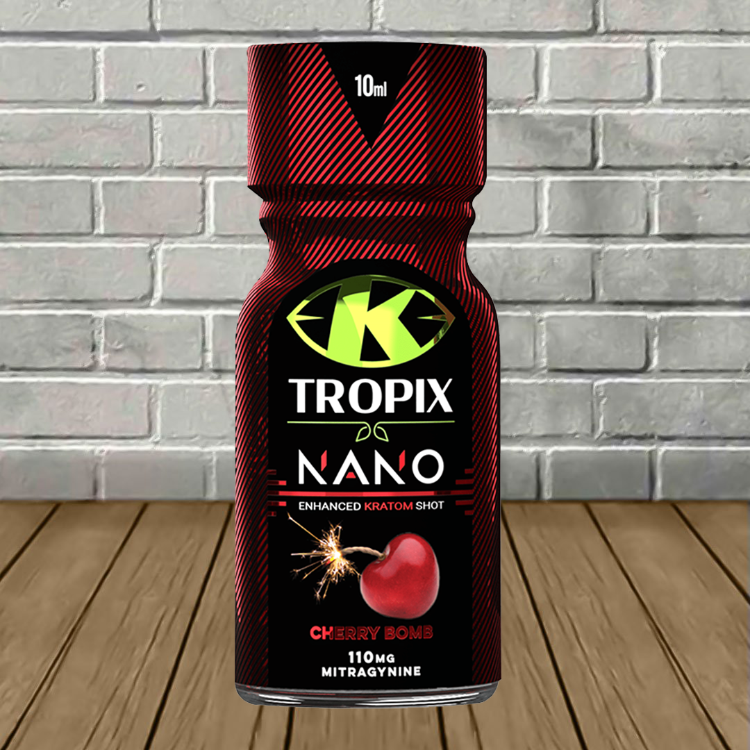 K-Tropix Nano-Enhanced Liquid Kratom Extract Shot 10ml Best Sales Price - CBD