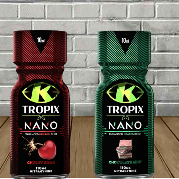 K-Tropix Nano-Enhanced Liquid Kratom Extract Shot 10ml Best Sales Price - CBD