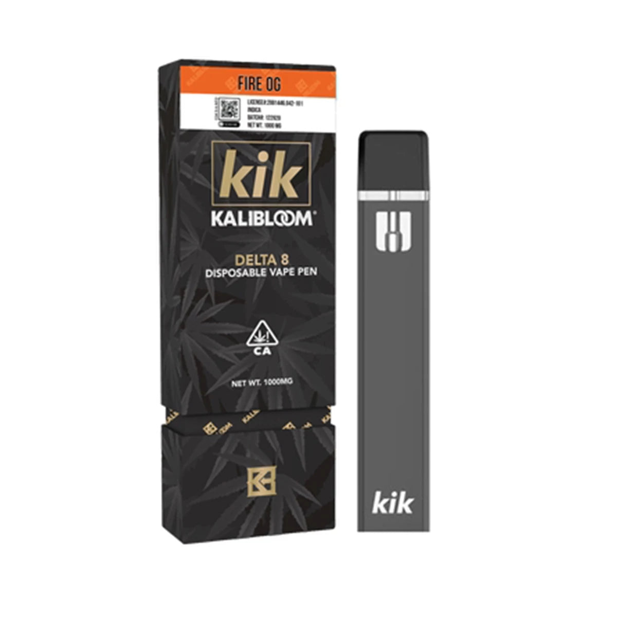 Kalibloom Kik Fire OG Delta 8 Disposable (1g)