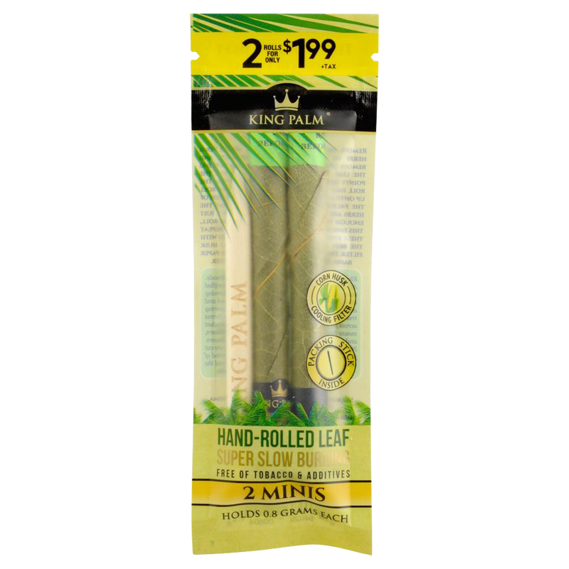 King Palm Hand Rolled Leaf Blunt Wraps - 20 Pack Best Sales Price - Rolling Papers & Supplies