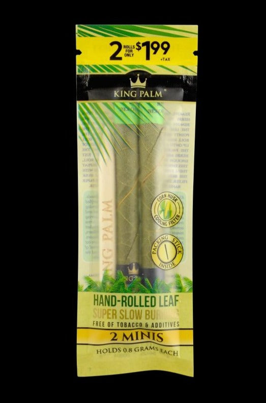 King Palm Hand Rolled Leaf Blunt Wraps - 20 Pack Best Sales Price - Rolling Papers & Supplies