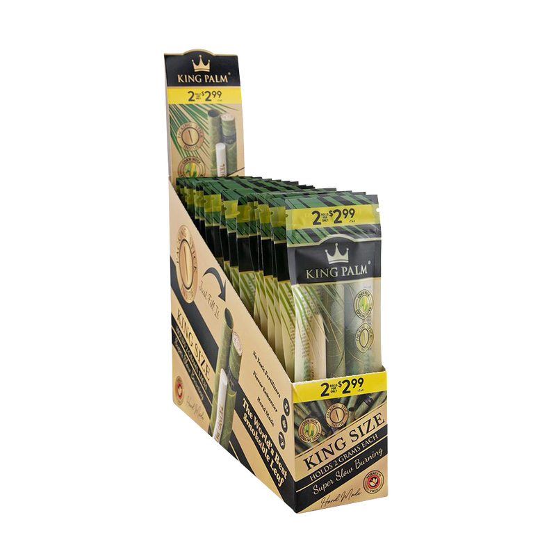 King Palm Kingsize Pre-Roll Wraps - 40 Total Rolls Bulk Best Sales Price - Pre-Rolls