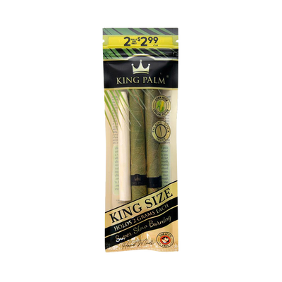 King Palm Kingsize Pre-Roll Wraps - 40 Total Rolls Bulk Best Sales Price - Pre-Rolls