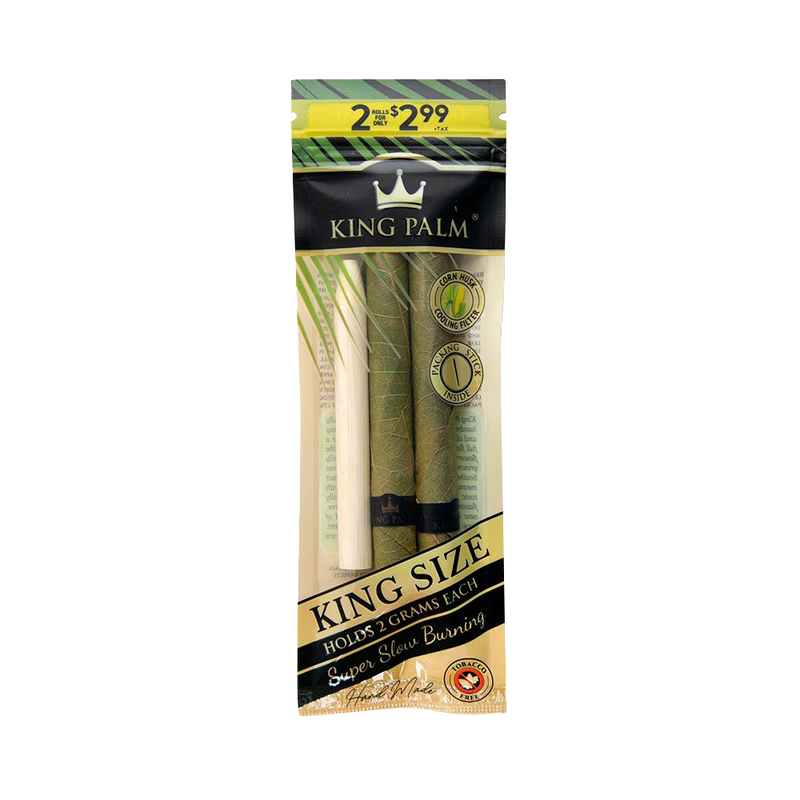 King Palm Kingsize Pre-Roll Wraps - 40 Total Rolls Bulk Best Sales Price - Pre-Rolls