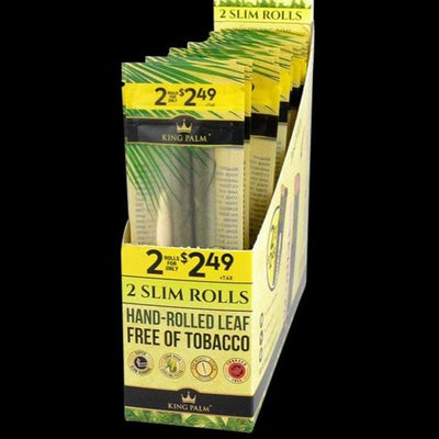 King Palm Slim Pre-Roll Wraps - 20 Pack Best Sales Price - Pre-Rolls