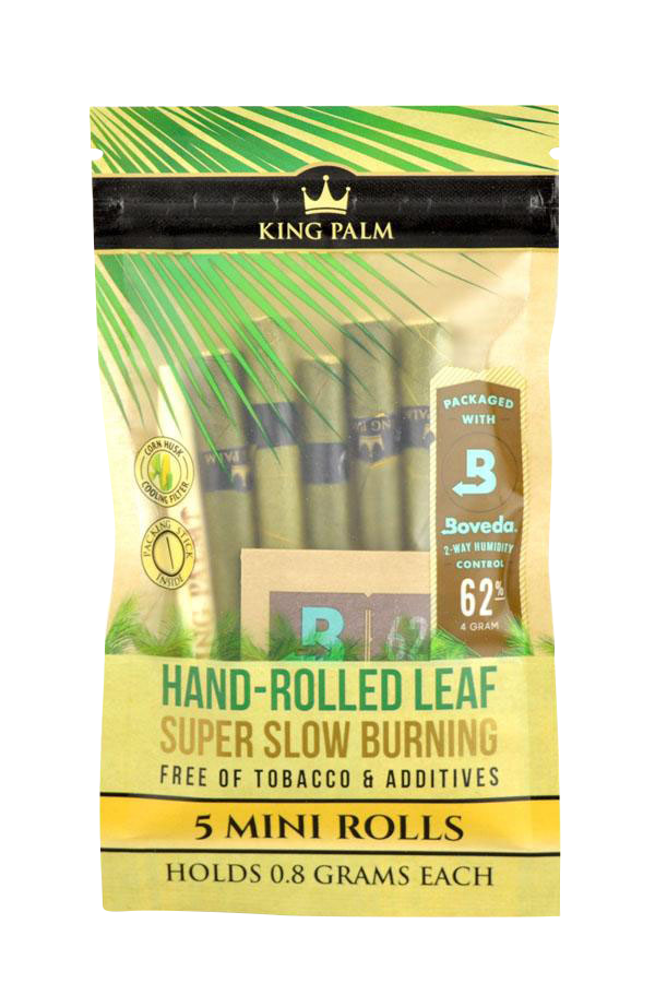 King Palm Mini Rolls Wrap Pouches - 75 Pack Best Sales Price - Pre-Rolls