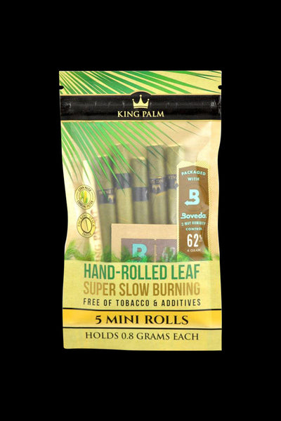 King Palm Mini Rolls Wrap Pouches - 75 Pack Best Sales Price - Pre-Rolls