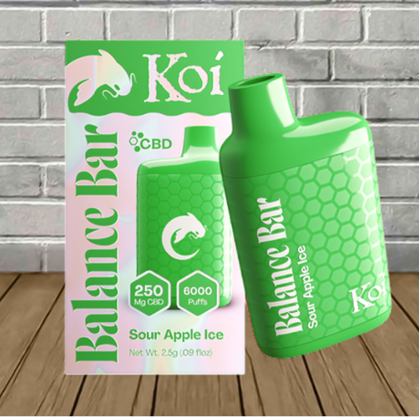 Koi Balance Bar CBD Disposable 250mg 6000 Puff Best Sales Price - Vape Pens