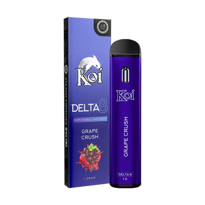 Koi Grape Crush Delta 8 Disposable Vape Bar (1g) Best Sales Price - Vape Pens