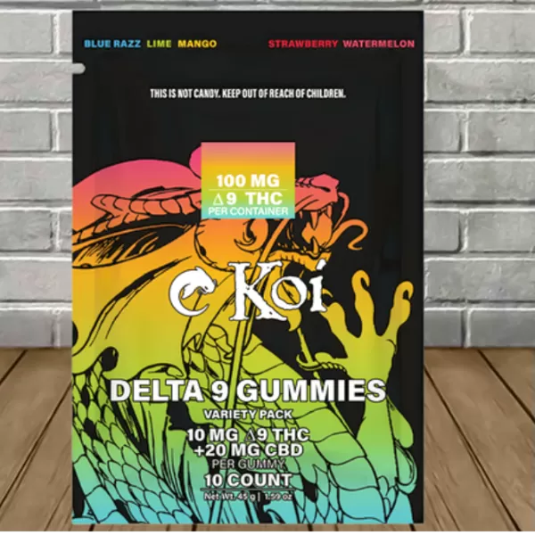 Koi Delta 9 Gummies Variety Pack 100mg Best Sales Price - Gummies