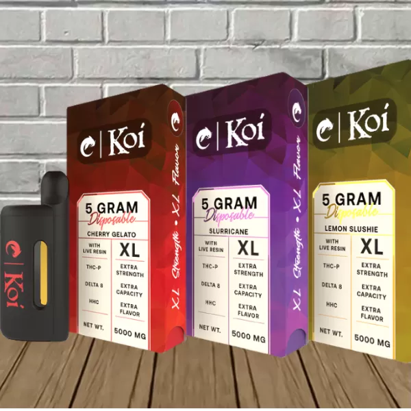 Koi Live Resin THCP + HHC + D8 Disposable 5g Best Sales Price - Vape Pens