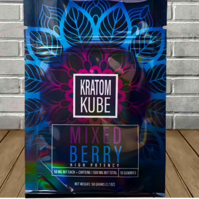 Kratom Kube High-Potency Kratom Extract Gummies 10ct Best Sales Price - Gummies