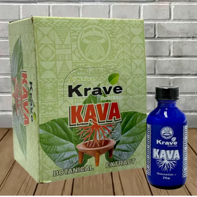 Krave Botanicals Kava Extract Shot 2oz Best Sales Price - CBD