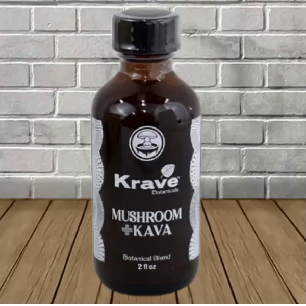 Krave Botanicals Mushroom + Kava Extract Shot 2oz Best Sales Price - CBD