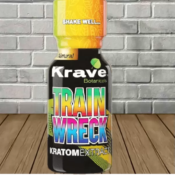 Krave Botanicals Trainwreck Kratom Extract Shot Best Sales Price - Kratom