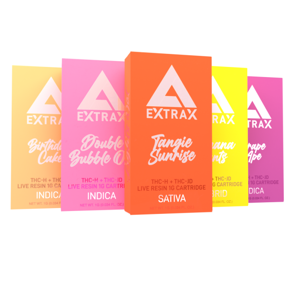 Delta Extrax THCh + THCjd 1G Cartridges
