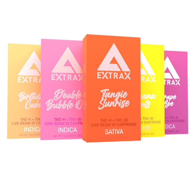Delta Extrax THCh + THCjd 1G Cartridges Best Sales Price - Vape Cartridges