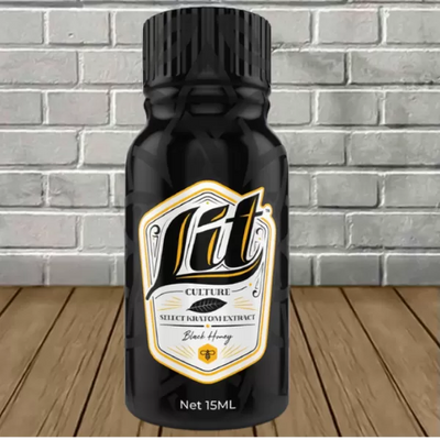 Lit Culture Black Honey Kratom Extract Shot 15ml Best Sales Price - CBD