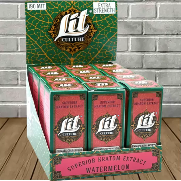 Lit Culture Watermelon Kratom Extract Shot 15ml Best Sales Price - CBD