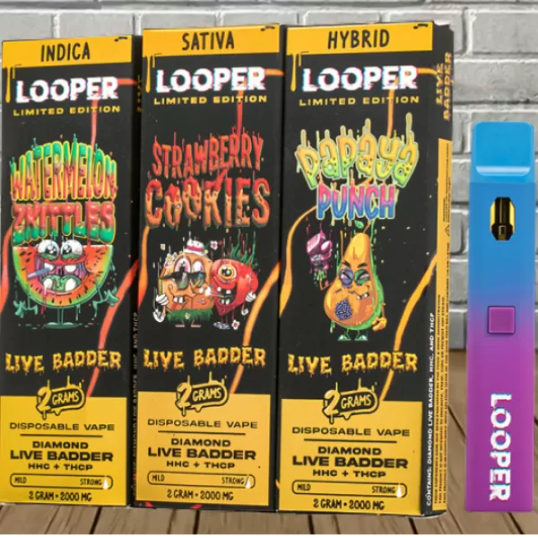 Looper Live Badder Disposable 2g Best Sales Price - Vape Pens