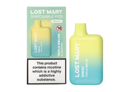 Lost Mary BM600 Disposable Vape Triple Melon Best Sales Price - Disposables