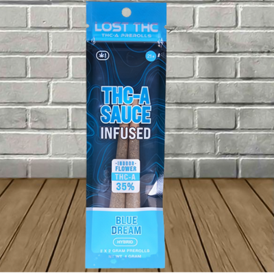 Lost THC 35% THCa Sauce Infused Pre-Rolls 4g Best Sales Price - Pre-Rolls