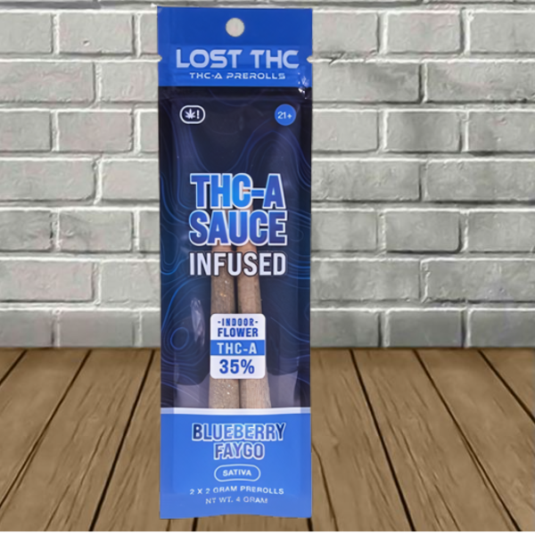 Lost THC 35% THCa Sauce Infused Pre-Rolls 4g Best Sales Price - Pre-Rolls