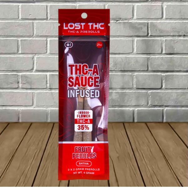 Lost THC 35% THCa Sauce Infused Pre-Rolls 4g Best Sales Price - Pre-Rolls