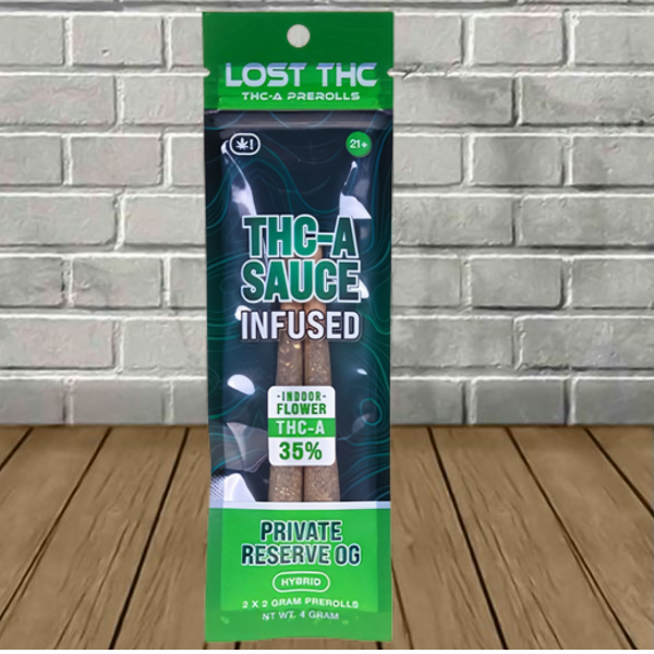 Lost THC 35% THCa Sauce Infused Pre-Rolls 4g Best Sales Price - Pre-Rolls