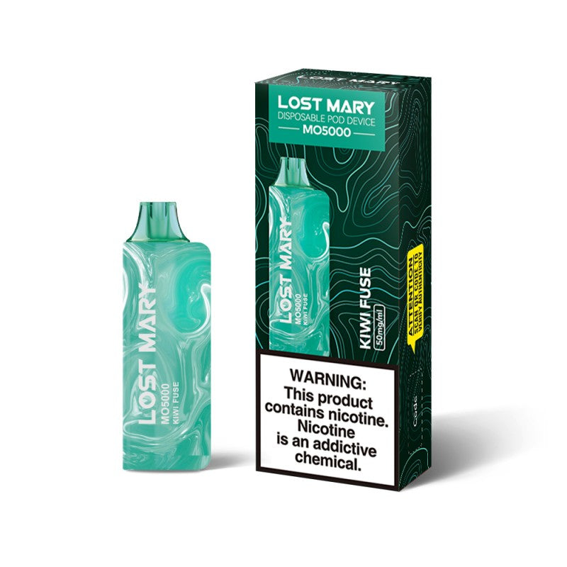 Lost Mary MO5000 Disposable Vape Kit 5000 Puffs 13.5ml Kiwi Fuse Best Sales Price - Disposables