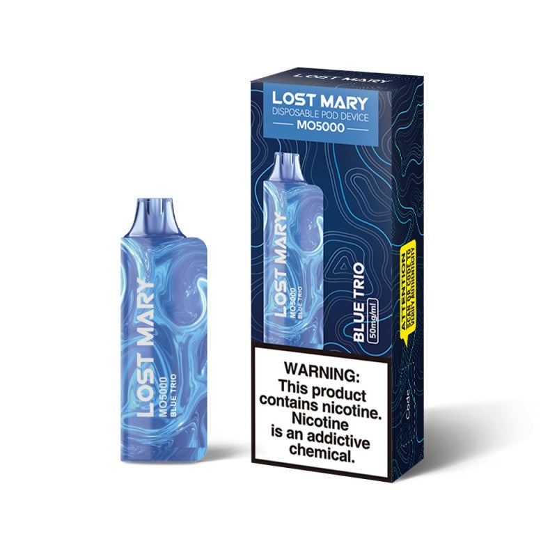 Lost Mary MO5000 Disposable Vape Kit 5000 Puffs 13.5ml Blue Trio
