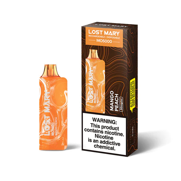 Lost Mary MO5000 Disposable Vape Kit 5000 Puffs 13.5ml Mango Peach Best Sales Price - Disposables