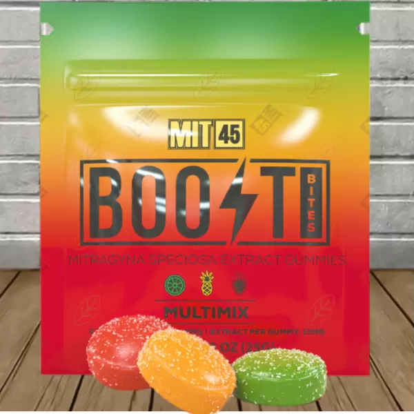 MIT 45 Boost Bites Kratom Extract Gummies 5ct Best Sales Price - Kratom