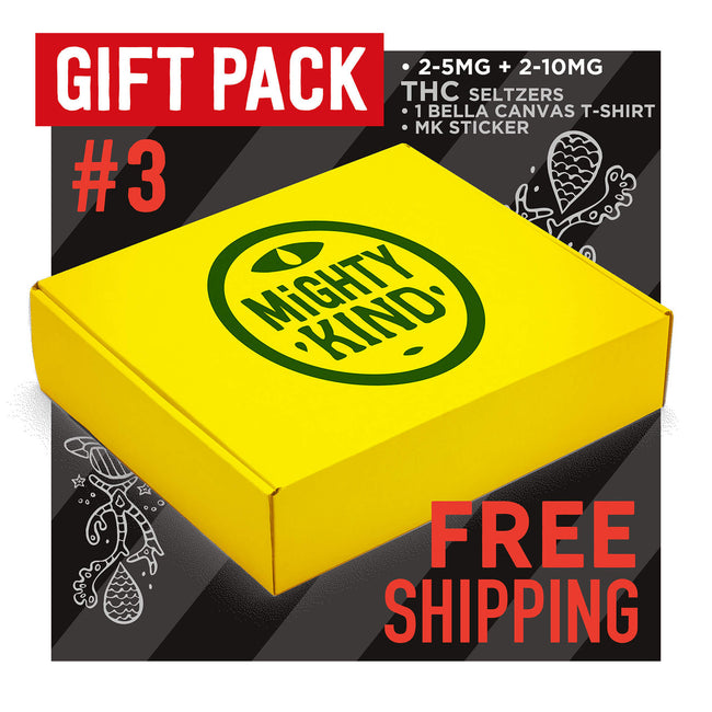 Mighty Kind Gift Pack D9 5mg and 10mg Beverage Drinks Best Sales Price - Edibles