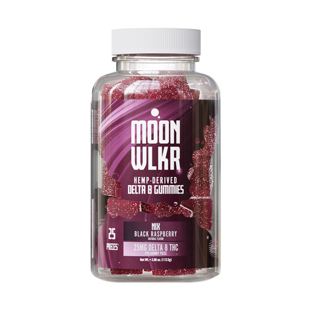 MoonWLKR - Delta 8 Edible - Nix Gummies - Black Raspberry - 625mg Best Sales Price - Gummies