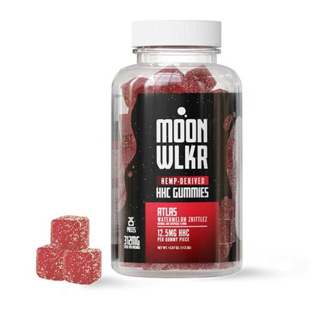 MoonWLKR - HHC Edible - Atlas Gummies - Watermelon Zkittles - 12.5mg Best Sales Price - Gummies