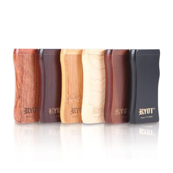 RYOT Wooden Magnetic Dugout with Matching One Hitter Best Sales Price - Smoking Pipes