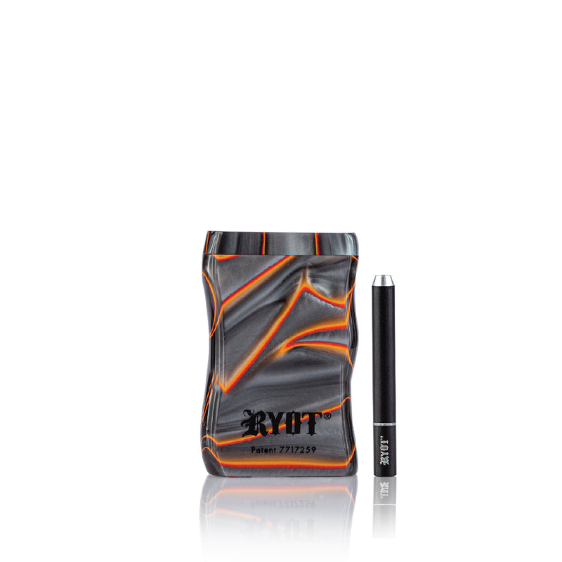 RYOT Acrylic Magnetic Short Dugout with Anodized One Hitter Best Sales Price - Smoking Pipes