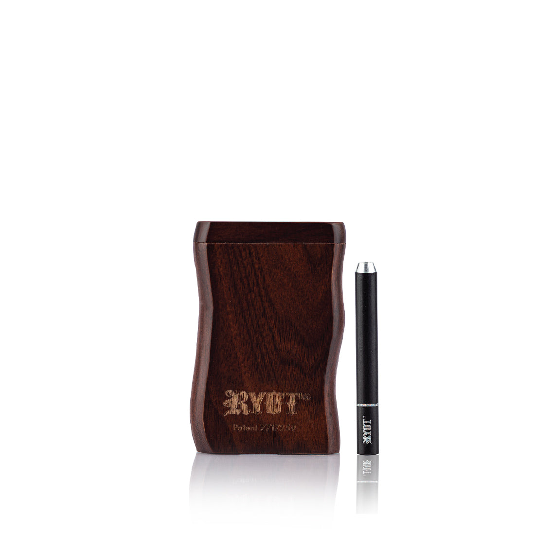 RYOT Wood Magnetic Short Dugout with Anodized One Hitter Best Sales Price - Smoking Pipes