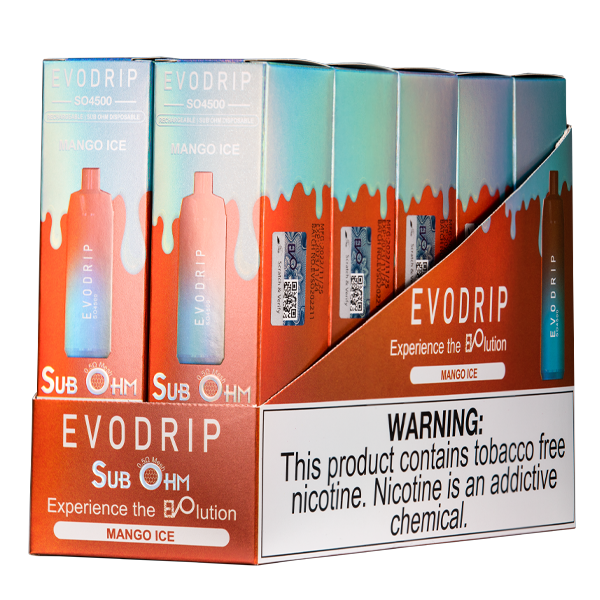 Mango Ice EVODRIP SO4500 Best Sales Price - Disposables