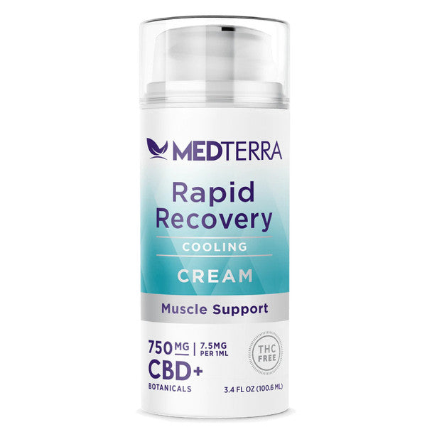 Medterra - CBD Topical - Relief + Recovery Cooling Cream 3.4 fl oz - 750mg Best Sales Price - Beauty