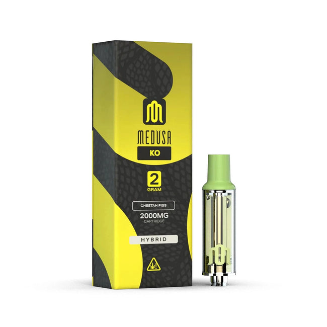 Medusa Cheetah Piss THC-O + Live Resin Delta 8 + THCP Cartridge (2g) Best Sales Price - Vape Cartridges